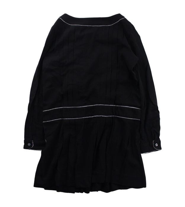 A Black Long Sleeve Dresses from Bonpoint in size 10Y for girl. (Back View)