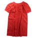 A Red Short Sleeve Dresses from Bonpoint in size 12Y for girl. (Back View)