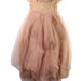 A Peach Short Sleeve Dresses from Bonpoint in size 12Y for girl. (Back View)