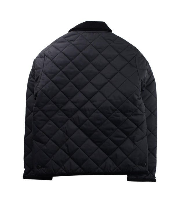A Black Puffer/Quilted Jackets from FITH in size 10Y for boy. (Back View)
