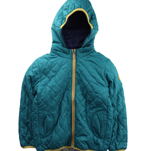 A Green Lightweight Jackets from Aigle in size 7Y for girl. (Front View)