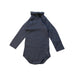 A Grey Long Sleeve Bodysuits from Petit Bateau in size 12-18M for neutral. (Front View)