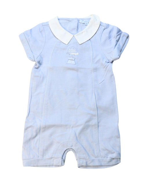 A White Short Sleeve Rompers from Nicholas & Bears in size 3-6M for girl. (Front View)