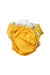 A Yellow Cloth Diapers from GroVia in size O/S for girl. (Back View)
