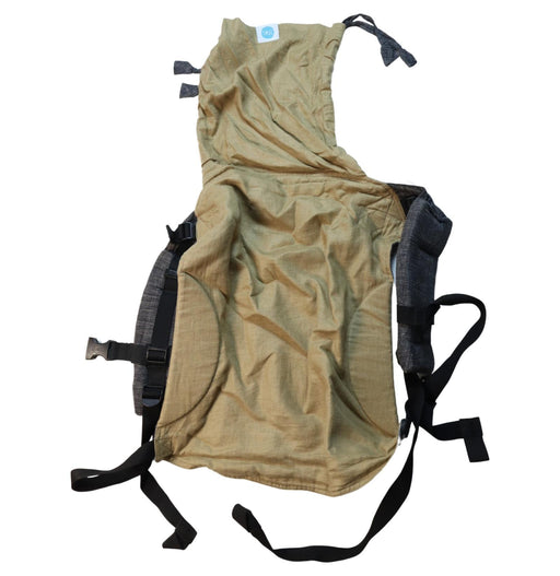 A Brown Baby Carriers from Soul Slings in size O/S for neutral. (Front View)