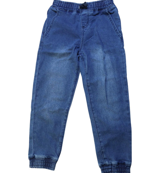 A Blue Casual Pants from Seed in size 7Y for boy. (Front View)
