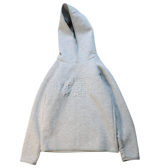 A Grey Hooded Sweatshirts from The North Face in size 7Y for neutral. (Front View)