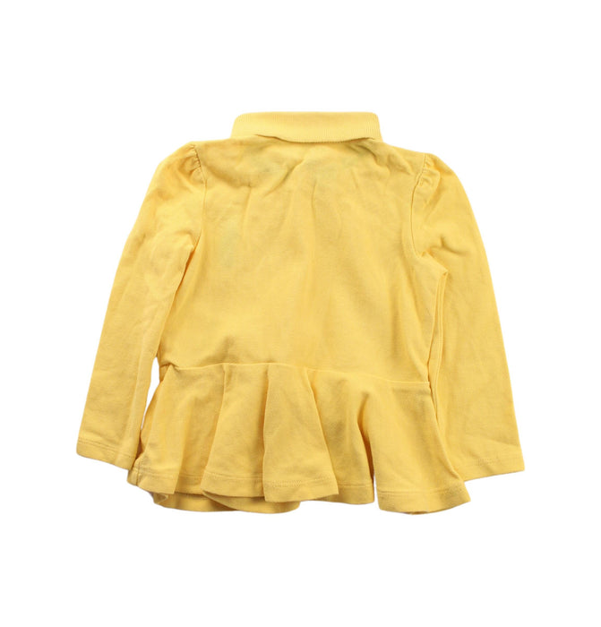 A Yellow Long Sleeve Dresses from Ralph Lauren in size 12-18M for girl. (Back View)