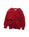 A Red Cardigans from Jacadi in size 2T for girl. (Front View)
