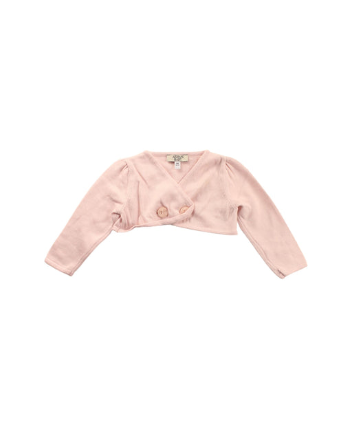 A Pink Cardigans from Armani in size 3-6M for girl. (Front View)