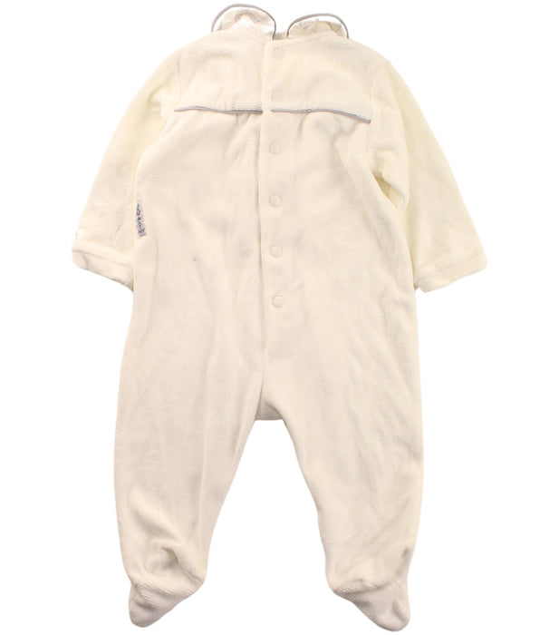 A White Onesies from Armani in size 3-6M for boy. (Back View)