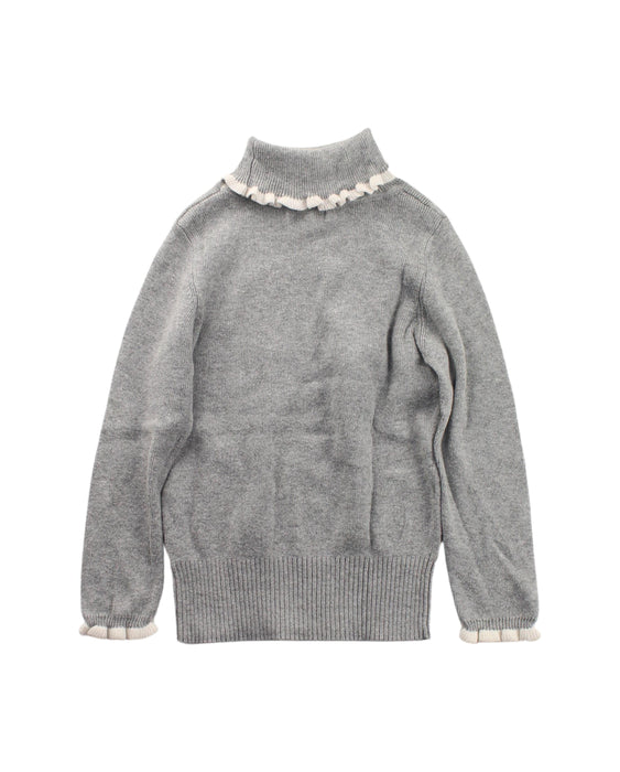 A Grey Knit Sweaters from Kingkow in size 18-24M for girl. (Back View)