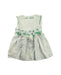 A Green Sleeveless Dresses from Chateau de Sable in size 6-12M for girl. (Front View)