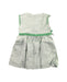 A Green Sleeveless Dresses from Chateau de Sable in size 6-12M for girl. (Back View)