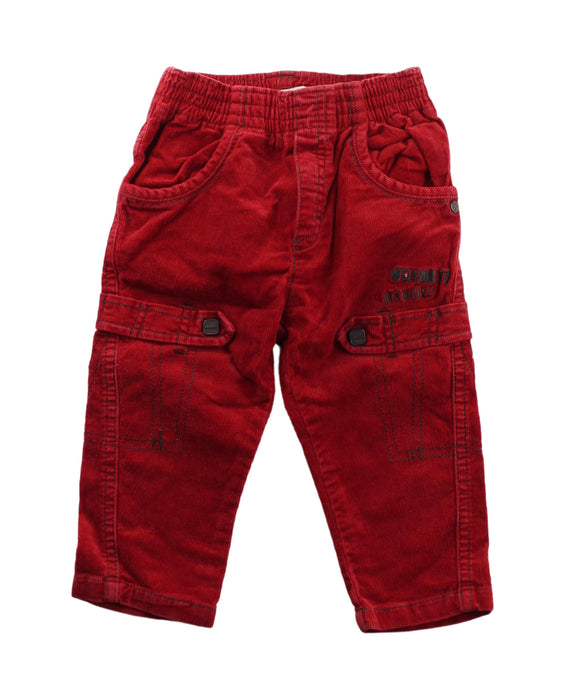 A Red Casual Pants from Kenzo in size 6-12M for boy. (Front View)