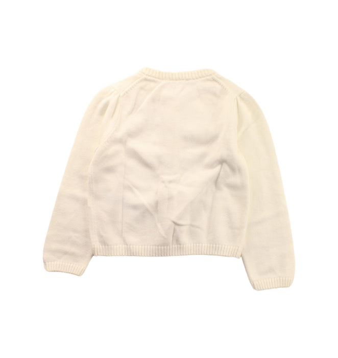 A White Cardigans from Tommy Hilfiger in size 2T for girl. (Back View)