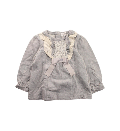 A Grey Crewneck Sweatshirts from Jill Stuart in size 18-24M for girl. (Front View)