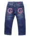 A Blue Jeans from Guess in size 12-18M for girl. (Back View)