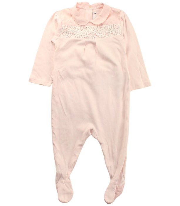 A Pink Onesies from Dior in size 3-6M for girl. (Front View)