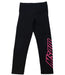 A Black Leggings from MSGM in size 4T for girl. (Front View)