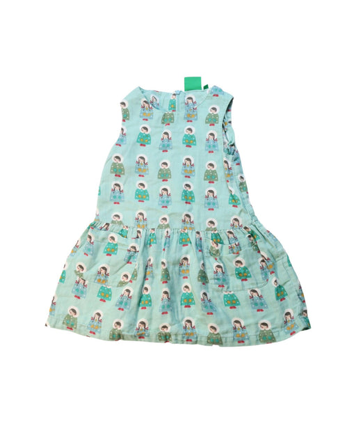 A Multicolour Sleeveless Dresses from Little Green Radicals in size 3T for girl. (Front View)
