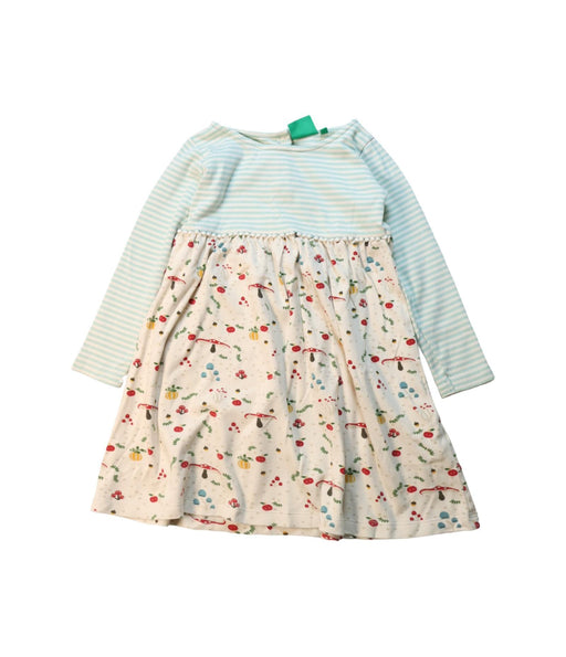 A Multicolour Long Sleeve Dresses from Little Green Radicals in size 4T for girl. (Front View)