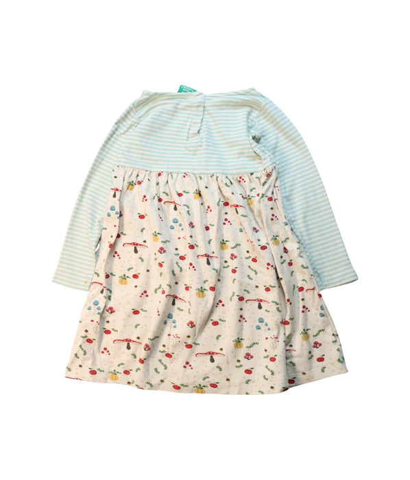 A Multicolour Long Sleeve Dresses from Little Green Radicals in size 4T for girl. (Back View)