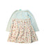 A Multicolour Long Sleeve Dresses from Little Green Radicals in size 4T for girl. (Back View)