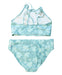 A Blue Bikinis from Z By Zella Girl in size 10Y for girl. (Back View)