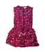 A Multicolour Sleeveless Dresses from La Compagnie des Petits in size 6T for girl. (Front View)