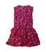 A Multicolour Sleeveless Dresses from La Compagnie des Petits in size 6T for girl. (Back View)