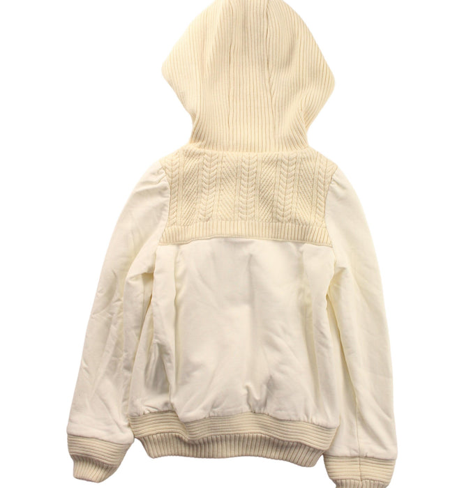 A Ivory Zippered Sweatshirts from Ferrari in size 8Y for boy. (Back View)