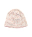 A White Beanies from Kissy Kissy in size O/S for girl. (Front View)