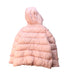 A Pink Puffer/Quilted Jackets from Tartine et Chocolat in size 10Y for girl. (Back View)