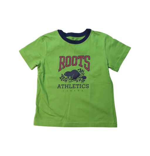 A Multicolour Short Sleeve T Shirts from Roots in size 3T for boy. (Front View)