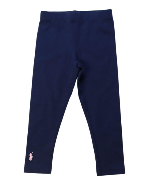 A Navy Leggings from Ralph Lauren in size 2T for girl. (Front View)