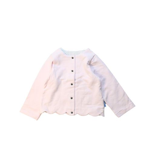 A Pink Cardigans from Jacadi in size 3T for girl. (Front View)