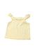 A Yellow Sleeveless Tops from Gingersnaps in size 12-18M for girl. (Back View)
