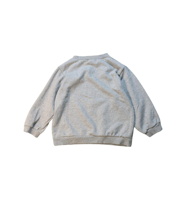 A Grey Crewneck Sweatshirts from Aosta in size 5T for neutral. (Back View)