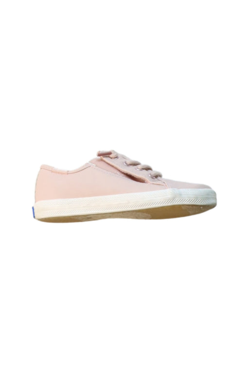 A Pink Sneakers from Keds in size 3T for girl. (Front View)