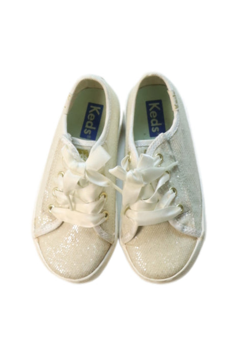 A Ivory Sneakers from Keds in size 18-24M for girl. (Back View)