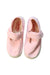A Pink Slip Ons from Cienta in size 3T for girl. (Back View)