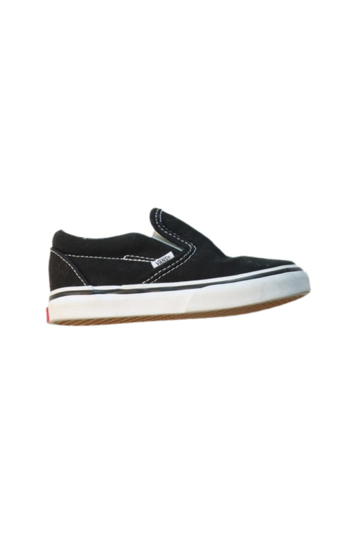 A White Slip Ons from Vans in size 3T for neutral. (Front View)
