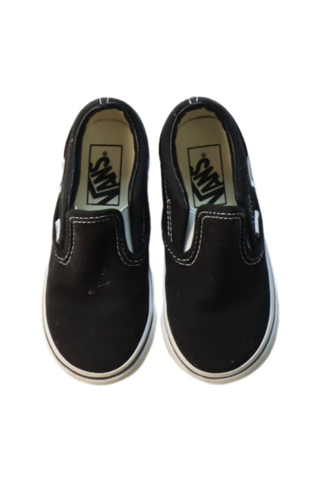 A White Slip Ons from Vans in size 3T for neutral. (Back View)
