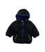 A Black Puffer/Quilted Jackets from Vertbaudet in size 12-18M for boy. (Front View)
