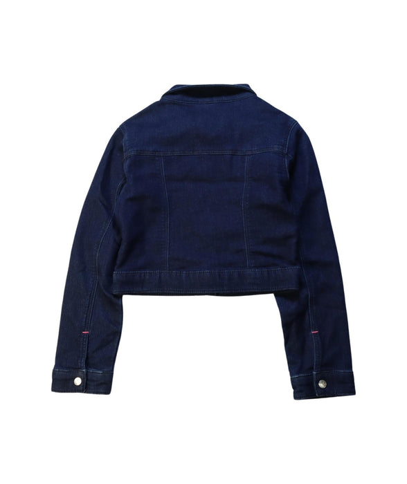 A Navy Lightweight Jackets from Petit Bateau in size O/S for girl. (Back View)