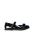 A Black Flats from Dr. Kong in size 9Y for girl. (Front View)