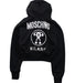 A Black Zippered Sweatshirts from Moschino in size 8Y for boy. (Back View)