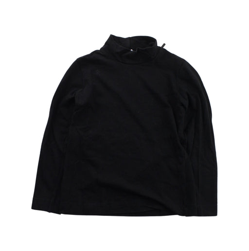 A Black Long Sleeve Tops from Monnalisa in size 6T for boy. (Front View)