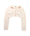 A White Cardigans from Janie & Jack in size 6T for girl. (Front View)